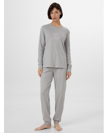 Комплект горошек на сером