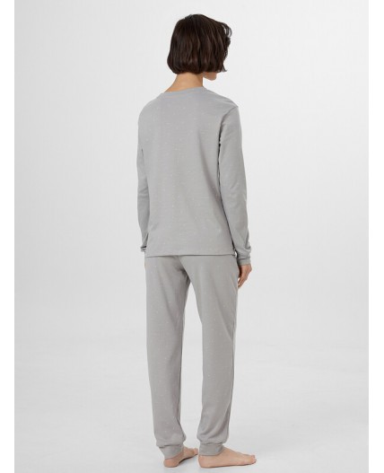 Комплект горошек на сером