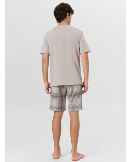 Комплект серый +серая клетка