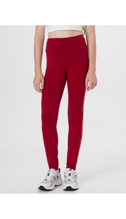 Легинсы ACID WASH вишневый