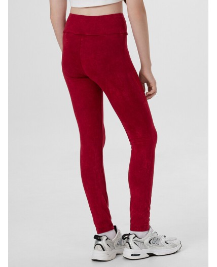 Легинсы ACID WASH вишневый