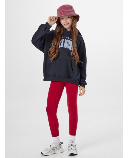 Легинсы ACID WASH вишневый