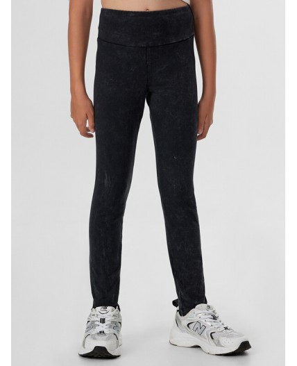 Легинсы ACID WASH черный