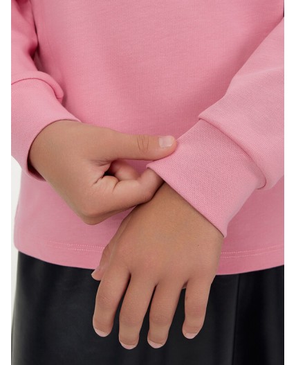 Лонгслив розовый