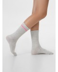 Носки св.серый меланж