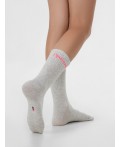 Носки св.серый меланж