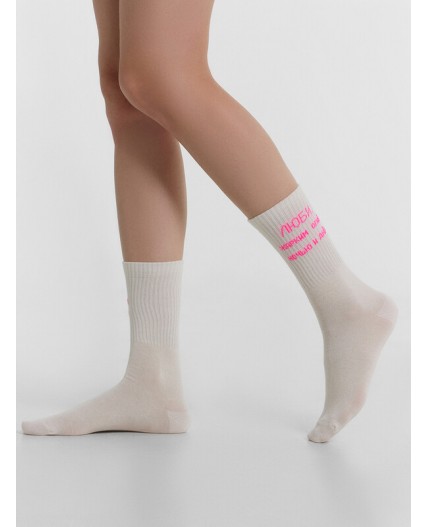 Носки молочный