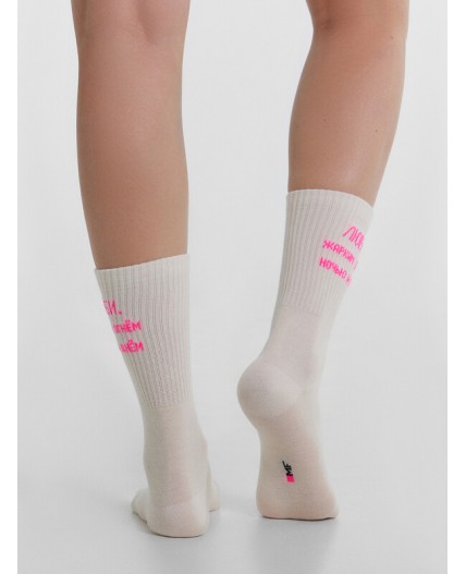 Носки молочный