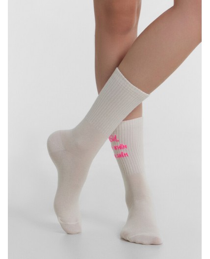 Носки молочный