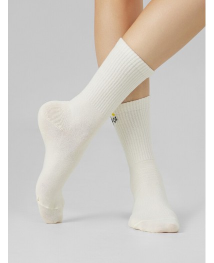 Носки молочный
