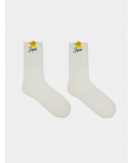 Носки молочный