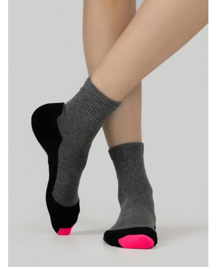 Носки серый меланж