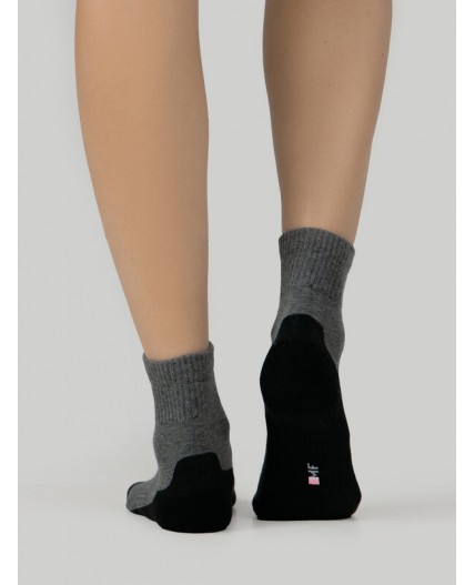 Носки серый меланж