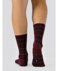 Носки бордовый