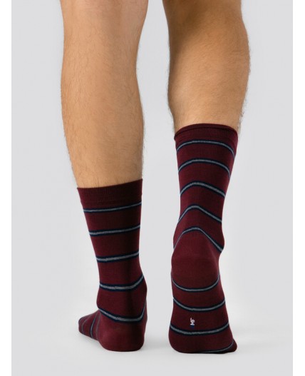 Носки бордовый