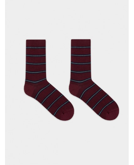 Носки бордовый
