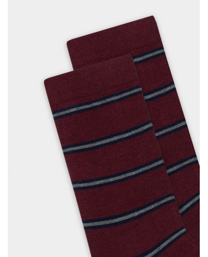 Носки бордовый