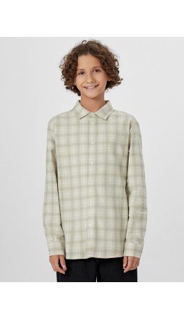 Рубашка клетка на молоке