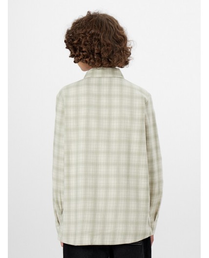 Рубашка клетка на молоке