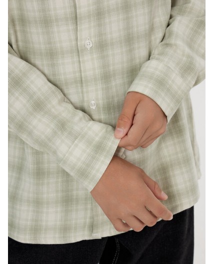 Рубашка клетка на молоке