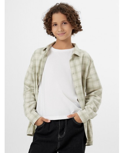 Рубашка клетка на молоке