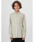 Рубашка клетка на молоке
