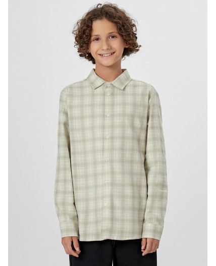 Рубашка клетка на молоке