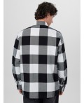Рубашка серая клетка