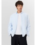 Рубашка бело -голубая полоска
