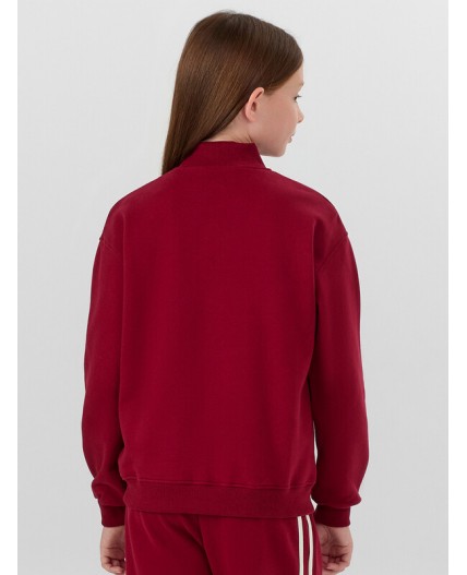 Толстовка вишневый +печать