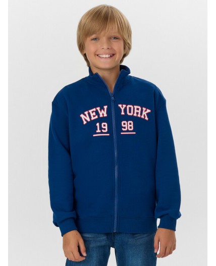 Толстовка сапфировый +печать