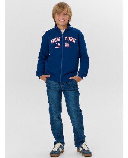 Толстовка сапфировый +печать