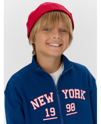 Толстовка сапфировый +печать