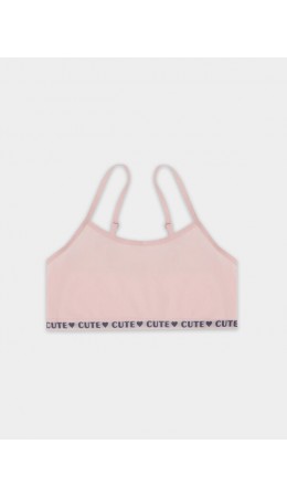 Топ нежно -розовый