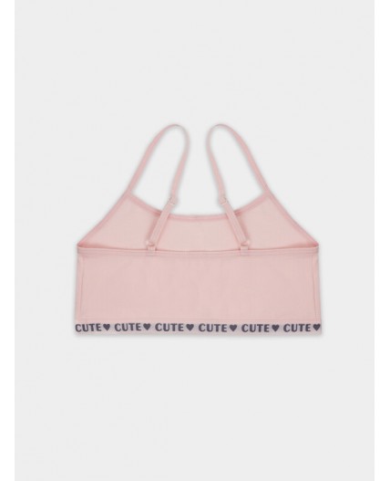 Топ нежно -розовый