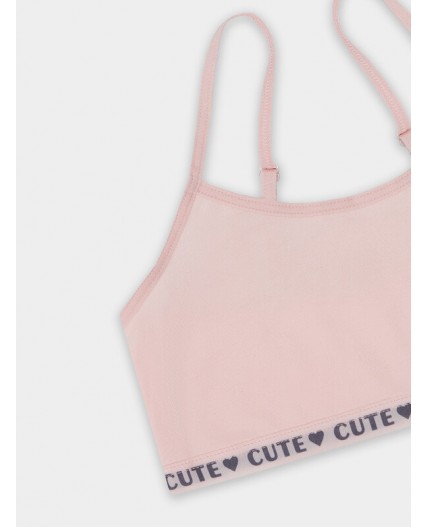 Топ нежно -розовый