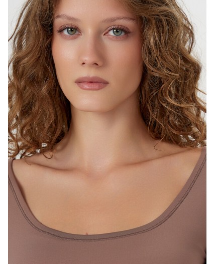 Джемпер кофейный