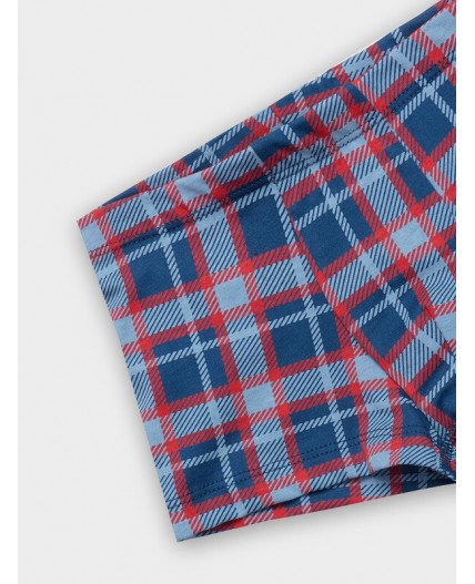 Трусы красно -синяя клетка