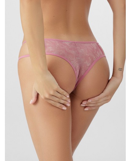 Трусы веточки на розовом