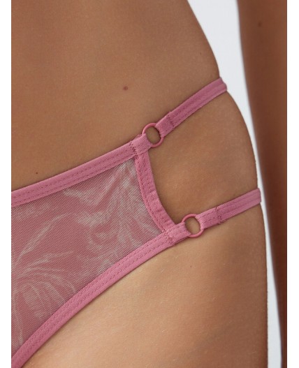 Трусы веточки на розовом