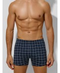 Трусы клетка на т.синем +т.синий