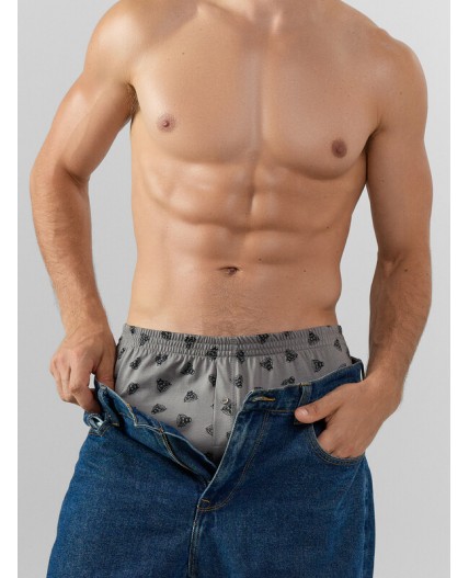 Трусы пантера на сером