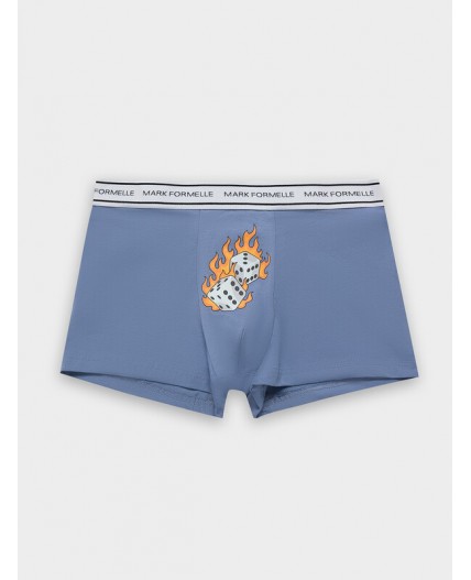 Трусы джинс +печать