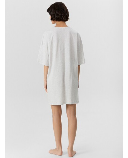 Туника серый меланж 4306-А +печать