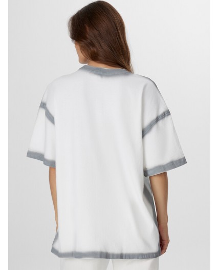 Футболка белый +печать4