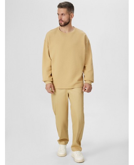 Лонгслив песчаный