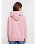 Худи пыльный розовый +печать
