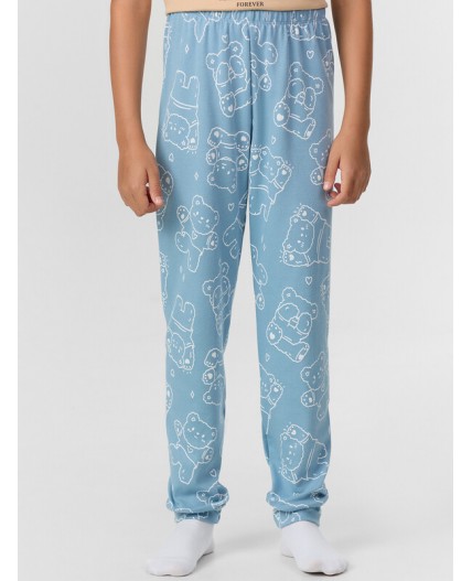 Комплект обжаренный миндаль +мишки на сине -голубом