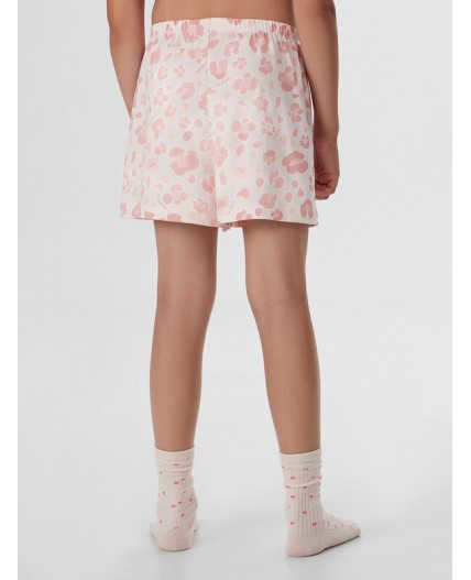 Комплект розовый леопард