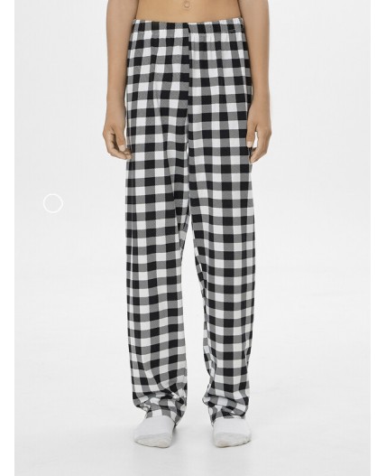 Комплект персик ++ч/б клетка